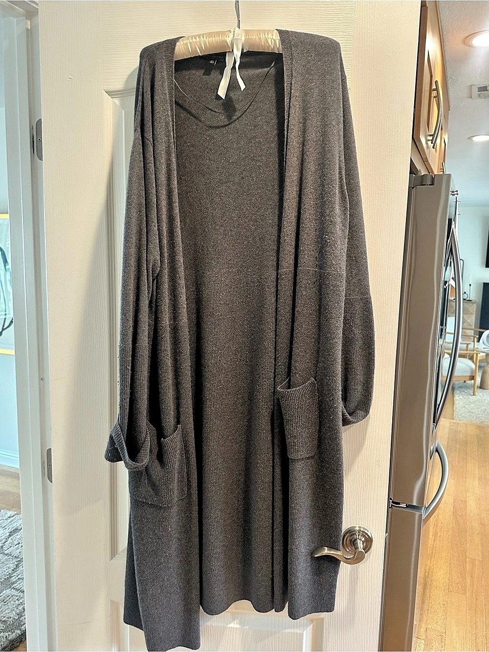 Banana Republic Long Cardigan Gray XL L